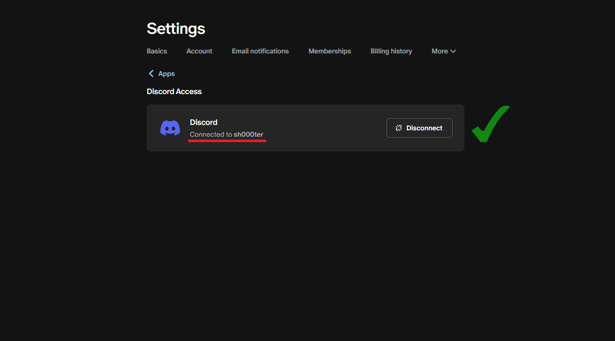 Discord connected